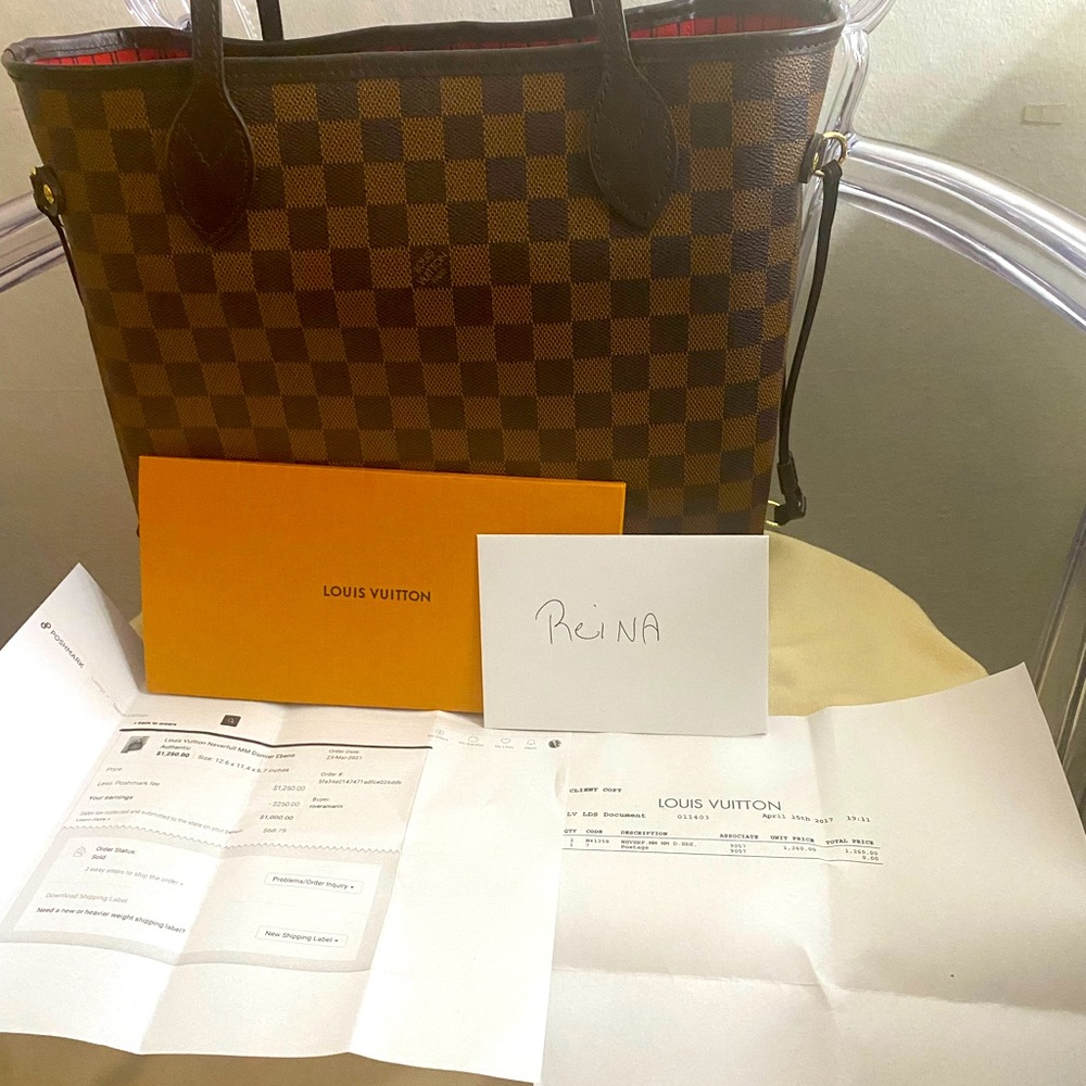 Louis Vuitton neverfull MM Authentic 100%